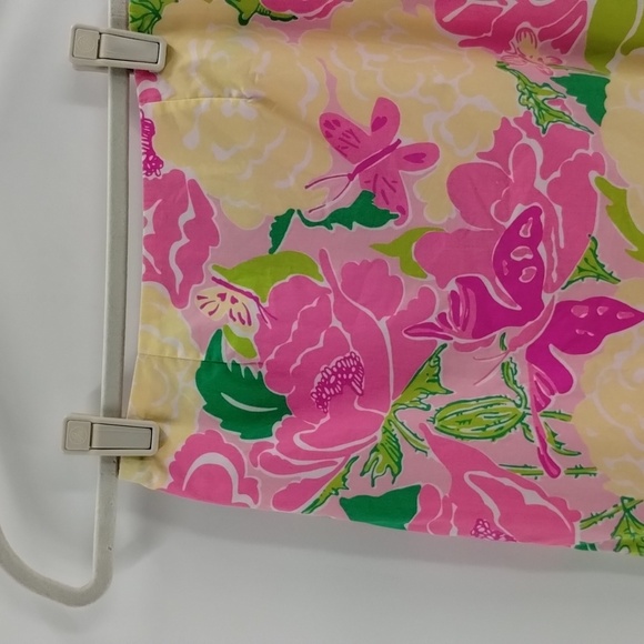 Girls Lilly Pulitzer floral skirt size 10 with scalloped lining zip back GIRLS - Picture 2 of 8